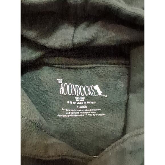 The Boondocks Hoodie Mens XL Green Wanted Poster Riley - Picture 2 of 4